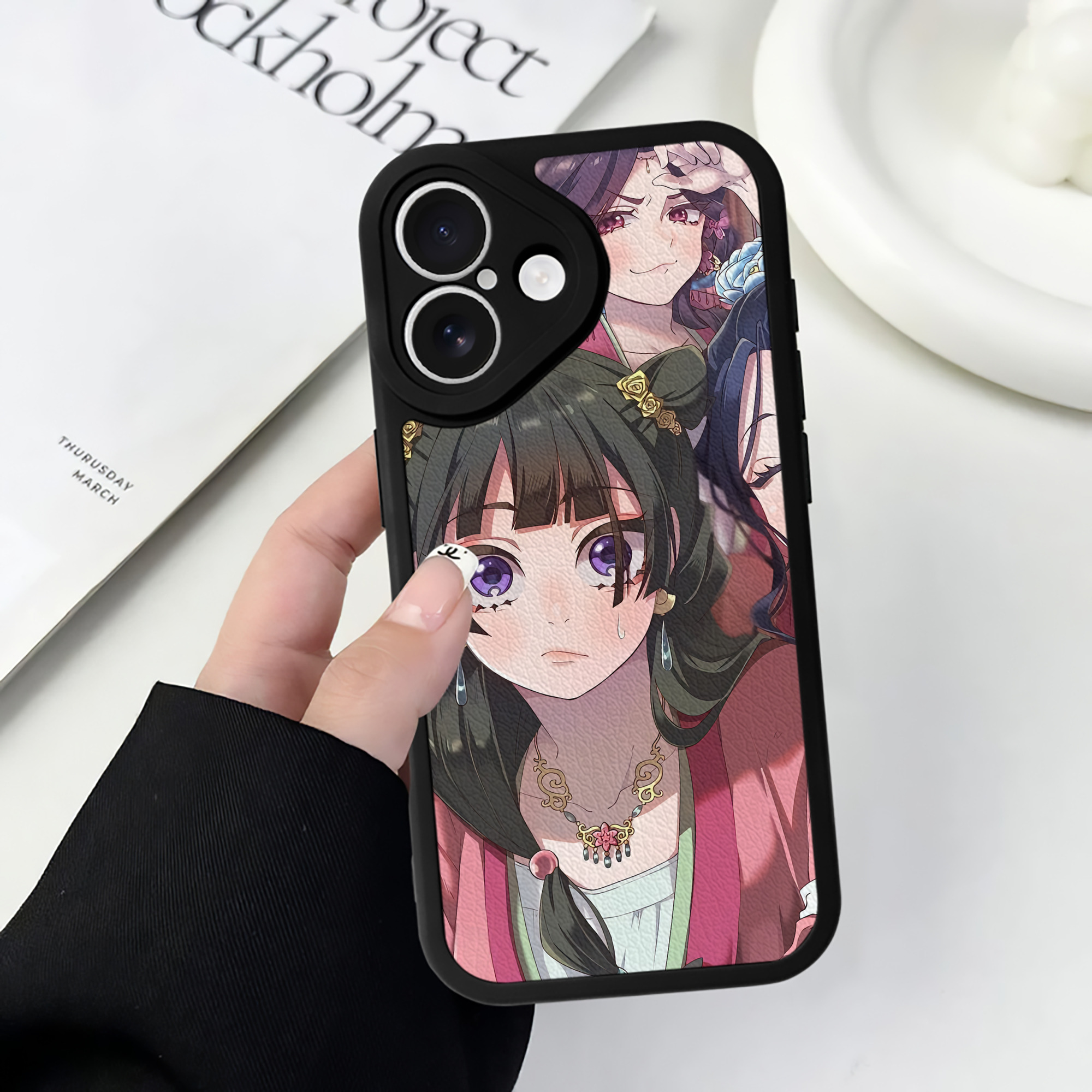 薬屋のひとりごと The Apothecary Diaries 【iPhone 16シリーズ対応】シリコンスマホケース（レザー調） 材質：シリコン